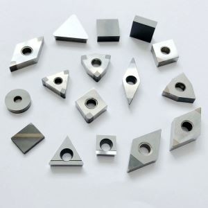 Customized Size CBN Grooving Inserts 4500 HV Hardness Silver Grey Color